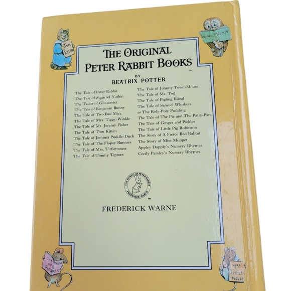 The Tale of Jemima Puddle-Duck- Beatrix Potter Hard Cover Book- 1992 - Picture 7 of 7